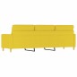 vidaXL 3-Sitzer-Sofa Hellgelb 180 cm Stoff vidaXL 3-Sitzer-Sofa Hellgelb 180 cm Stoff