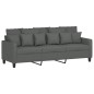 vidaXL 3-Sitzer-Sofa Dunkelgrau 180 cm Stoff vidaXL 3-Sitzer-Sofa Dunkelgrau 180 cm Stoff