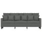 vidaXL 3-Sitzer-Sofa Dunkelgrau 180 cm Stoff vidaXL 3-Sitzer-Sofa Dunkelgrau 180 cm Stoff