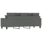 vidaXL 3-Sitzer-Sofa Dunkelgrau 180 cm Stoff vidaXL 3-Sitzer-Sofa Dunkelgrau 180 cm Stoff
