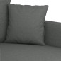 vidaXL 3-Sitzer-Sofa Dunkelgrau 180 cm Stoff vidaXL 3-Sitzer-Sofa Dunkelgrau 180 cm Stoff