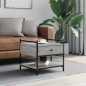 vidaXL Couchtisch Grau Sonoma 50x50x50 cm Holzwerkstoff vidaXL Couchtisch Grau Sonoma 50x50x50 cm Holzwerkstoff