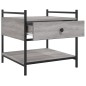 vidaXL Couchtisch Grau Sonoma 50x50x50 cm Holzwerkstoff vidaXL Couchtisch Grau Sonoma 50x50x50 cm Holzwerkstoff