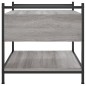 vidaXL Couchtisch Grau Sonoma 50x50x50 cm Holzwerkstoff vidaXL Couchtisch Grau Sonoma 50x50x50 cm Holzwerkstoff