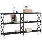 vidaXL Konsolentisch Schwarz 156x28x80,5 cm Holzwerkstoff vidaXL Konsolentisch Schwarz 156x28x80,5 cm Holzwerkstoff