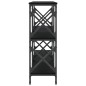 vidaXL Konsolentisch Schwarz 156x28x80,5 cm Holzwerkstoff vidaXL Konsolentisch Schwarz 156x28x80,5 cm Holzwerkstoff