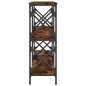vidaXL Konsolentisch Räuchereiche 156x28x80,5 cm Holzwerkstoff vidaXL Konsolentisch Räuchereiche 156x28x80,5 cm Holzwerkstoff