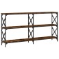 vidaXL Konsolentisch Räuchereiche 156x28x80,5 cm Holzwerkstoff vidaXL Konsolentisch Räuchereiche 156x28x80,5 cm Holzwerkstoff