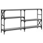 vidaXL Konsolentisch Grau Sonoma 150x29x76,5 cm Holzwerkstoff vidaXL Konsolentisch Grau Sonoma 150x29x76,5 cm Holzwerkstoff
