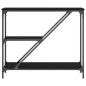 vidaXL Konsolentisch Schwarz 88,5x30x75 cm Holzwerkstoff vidaXL Konsolentisch Schwarz 88,5x30x75 cm Holzwerkstoff