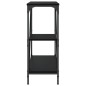 vidaXL Konsolentisch Schwarz 88,5x30x75 cm Holzwerkstoff vidaXL Konsolentisch Schwarz 88,5x30x75 cm Holzwerkstoff
