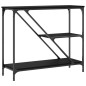 vidaXL Konsolentisch Schwarz 88,5x30x75 cm Holzwerkstoff vidaXL Konsolentisch Schwarz 88,5x30x75 cm Holzwerkstoff