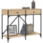 vidaXL Konsolentisch Sonoma-Eiche 100x39x78,5 cm Holzwerkstoff vidaXL Konsolentisch Sonoma-Eiche 100x39x78,5 cm Holzwerkstoff