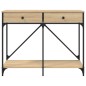 vidaXL Konsolentisch Sonoma-Eiche 100x39x78,5 cm Holzwerkstoff vidaXL Konsolentisch Sonoma-Eiche 100x39x78,5 cm Holzwerkstoff