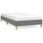 Bettgestell Dunkelgrau 90x190 cm Stoff Bettgestell Dunkelgrau 90x190 cm Stoff