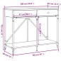 vidaXL Konsolentisch Sonoma-Eiche 100x39x78,5 cm Holzwerkstoff vidaXL Konsolentisch Sonoma-Eiche 100x39x78,5 cm Holzwerkstoff