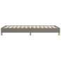Bettgestell Dunkelgrau 90x190 cm Stoff Bettgestell Dunkelgrau 90x190 cm Stoff