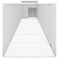 vidaXL Hühnerkäfig Grau 700x91x100 cm Verzinkter Stahl vidaXL Hühnerkäfig Grau 700x91x100 cm Verzinkter Stahl