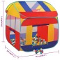 vidaXL Spielzelt mit 550 Bällen 123x120x126 cm vidaXL Spielzelt mit 550 Bällen 123x120x126 cm
