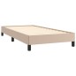 Bettgestell Cappuccino-Braun 90x190 cm Kunstleder Bettgestell Cappuccino-Braun 90x190 cm Kunstleder
