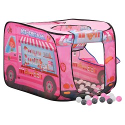 vidaXL Kinder-Spielzelt mit 250 Bällen Rosa 70x112x70 cm