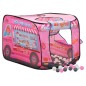 vidaXL Kinder-Spielzelt mit 250 Bällen Rosa 70x112x70 cm