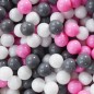 vidaXL Kinder-Spielzelt mit 250 Bällen Rosa 70x112x70 cm
