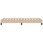 Bettgestell Cappuccino-Braun 90x190 cm Kunstleder Bettgestell Cappuccino-Braun 90x190 cm Kunstleder