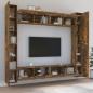 vidaXL 8-tlg. TV-Schrank-Set Räuchereiche Holzwerkstoff vidaXL 8-tlg. TV-Schrank-Set Räuchereiche Holzwerkstoff