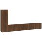 vidaXL 3-tlg. TV-Schrank-Set Braun Eichen-Optik Holzwerkstoff vidaXL 3-tlg. TV-Schrank-Set Braun Eichen-Optik Holzwerkstoff