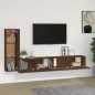 vidaXL 3-tlg. TV-Schrank-Set Braun Eichen-Optik Holzwerkstoff vidaXL 3-tlg. TV-Schrank-Set Braun Eichen-Optik Holzwerkstoff