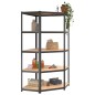 vidaXL Regale mit 5 Böden 2 Stk. Anthrazit Stahl & Holzwerkstoff vidaXL Regale mit 5 Böden 2 Stk. Anthrazit Stahl & Holzwerkstoff