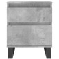 vidaXL Nachttische 2 Stk. Betongrau 40x35x50 cm Holzwerkstoff vidaXL Nachttische 2 Stk. Betongrau 40x35x50 cm Holzwerkstoff