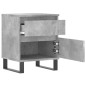 vidaXL Nachttische 2 Stk. Betongrau 40x35x50 cm Holzwerkstoff vidaXL Nachttische 2 Stk. Betongrau 40x35x50 cm Holzwerkstoff