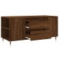vidaXL Couchtisch Braun Eichen-Optik 102x44,5x50 cm Holzwerkstoff vidaXL Couchtisch Braun Eichen-Optik 102x44,5x50 cm Holzwerkstoff