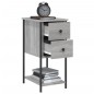 vidaXL Nachttisch Grau Sonoma 32x42x70 cm Holzwerkstoff vidaXL Nachttisch Grau Sonoma 32x42x70 cm Holzwerkstoff