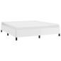 Bettgestell Weiß 180x200 cm Kunstleder Bettgestell Weiß 180x200 cm Kunstleder