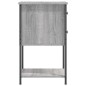 vidaXL Nachttisch Grau Sonoma 32x42x70 cm Holzwerkstoff vidaXL Nachttisch Grau Sonoma 32x42x70 cm Holzwerkstoff
