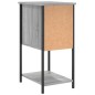vidaXL Nachttisch Grau Sonoma 32x42x70 cm Holzwerkstoff vidaXL Nachttisch Grau Sonoma 32x42x70 cm Holzwerkstoff