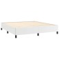 Bettgestell Weiß 180x200 cm Kunstleder Bettgestell Weiß 180x200 cm Kunstleder
