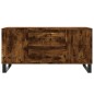 vidaXL Couchtisch Räuchereiche 102x44,5x50 cm Holzwerkstoff vidaXL Couchtisch Räuchereiche 102x44,5x50 cm Holzwerkstoff
