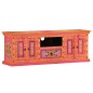 vidaXL TV-Schrank Rosa 110x30x40 cm Massivholz Mango vidaXL TV-Schrank Rosa 110x30x40 cm Massivholz Mango