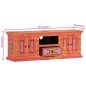 vidaXL TV-Schrank Rosa 110x30x40 cm Massivholz Mango vidaXL TV-Schrank Rosa 110x30x40 cm Massivholz Mango