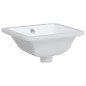 vidaXL Waschbecken Weiß 30,5x27x14 cm Rechteckig Keramik vidaXL Waschbecken Weiß 30,5x27x14 cm Rechteckig Keramik