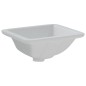 vidaXL Waschbecken Weiß 30,5x27x14 cm Rechteckig Keramik vidaXL Waschbecken Weiß 30,5x27x14 cm Rechteckig Keramik
