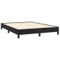 vidaXL Bettgestell ohne Matratze Schwarz 140x190 cm Samt vidaXL Bettgestell ohne Matratze Schwarz 140x190 cm Samt