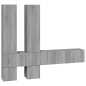 vidaXL TV-Wandschrank Grau Sonoma Holzwerkstoff vidaXL TV-Wandschrank Grau Sonoma Holzwerkstoff