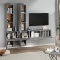 vidaXL TV-Wandschrank Grau Sonoma Holzwerkstoff vidaXL TV-Wandschrank Grau Sonoma Holzwerkstoff