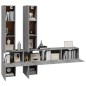 vidaXL TV-Wandschrank Grau Sonoma Holzwerkstoff vidaXL TV-Wandschrank Grau Sonoma Holzwerkstoff