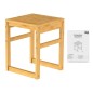 EISL Badhocker 35x35x45 cm Bambus EISL Badhocker 35x35x45 cm Bambus
